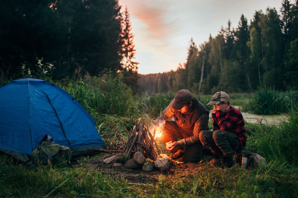 In der Natur: Camping-Urlaub tut nicht nur den Reisenden selbst gut, sondern auch der Umwelt.