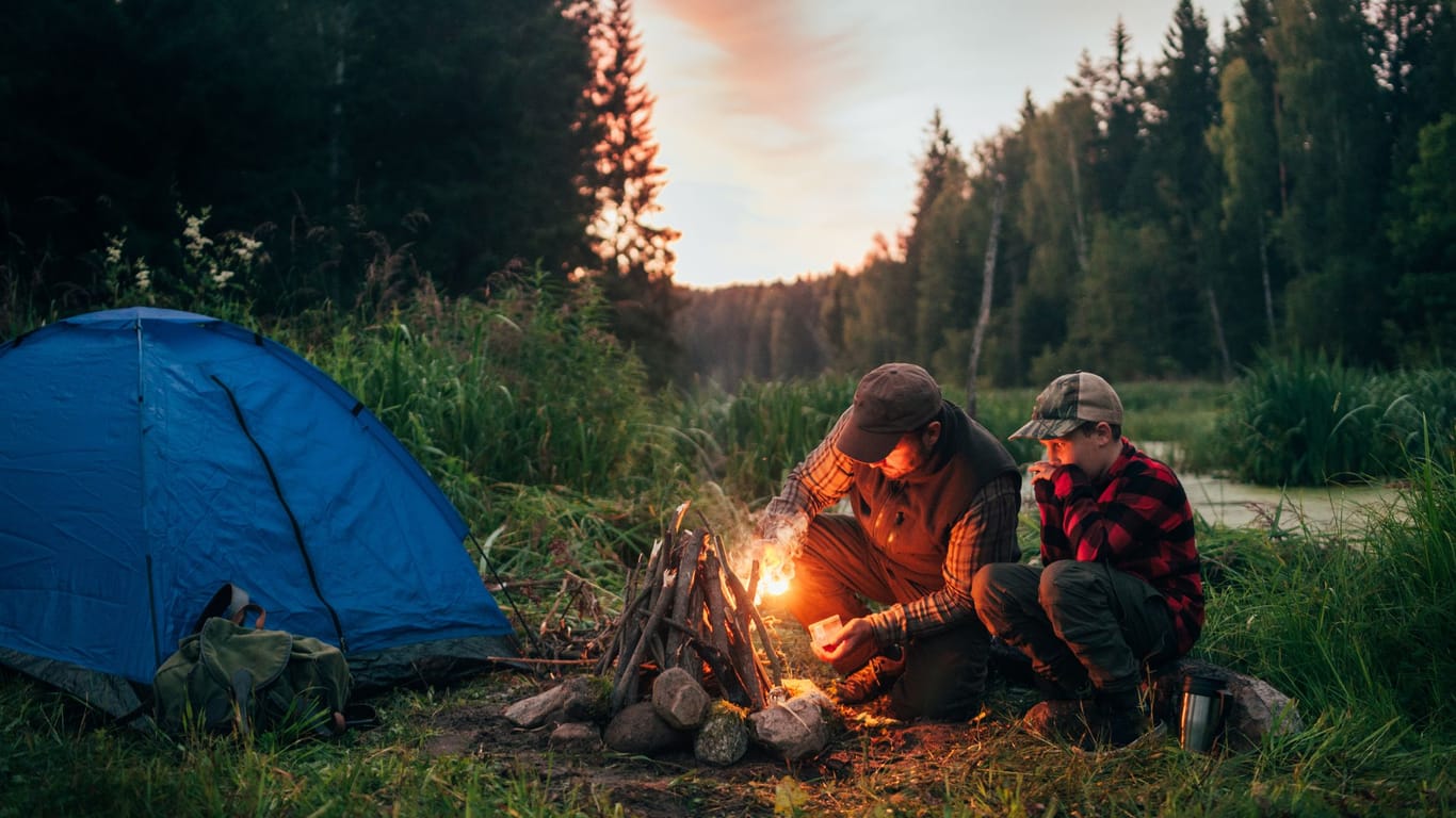 In der Natur: Camping-Urlaub tut nicht nur den Reisenden selbst gut, sondern auch der Umwelt.