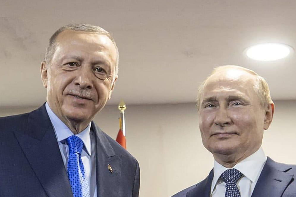 Erdogan (l.) und Putin: Bei einem Treffen im Iran im Juli 2022 sollte es um den Krieg in Syrien gehen.