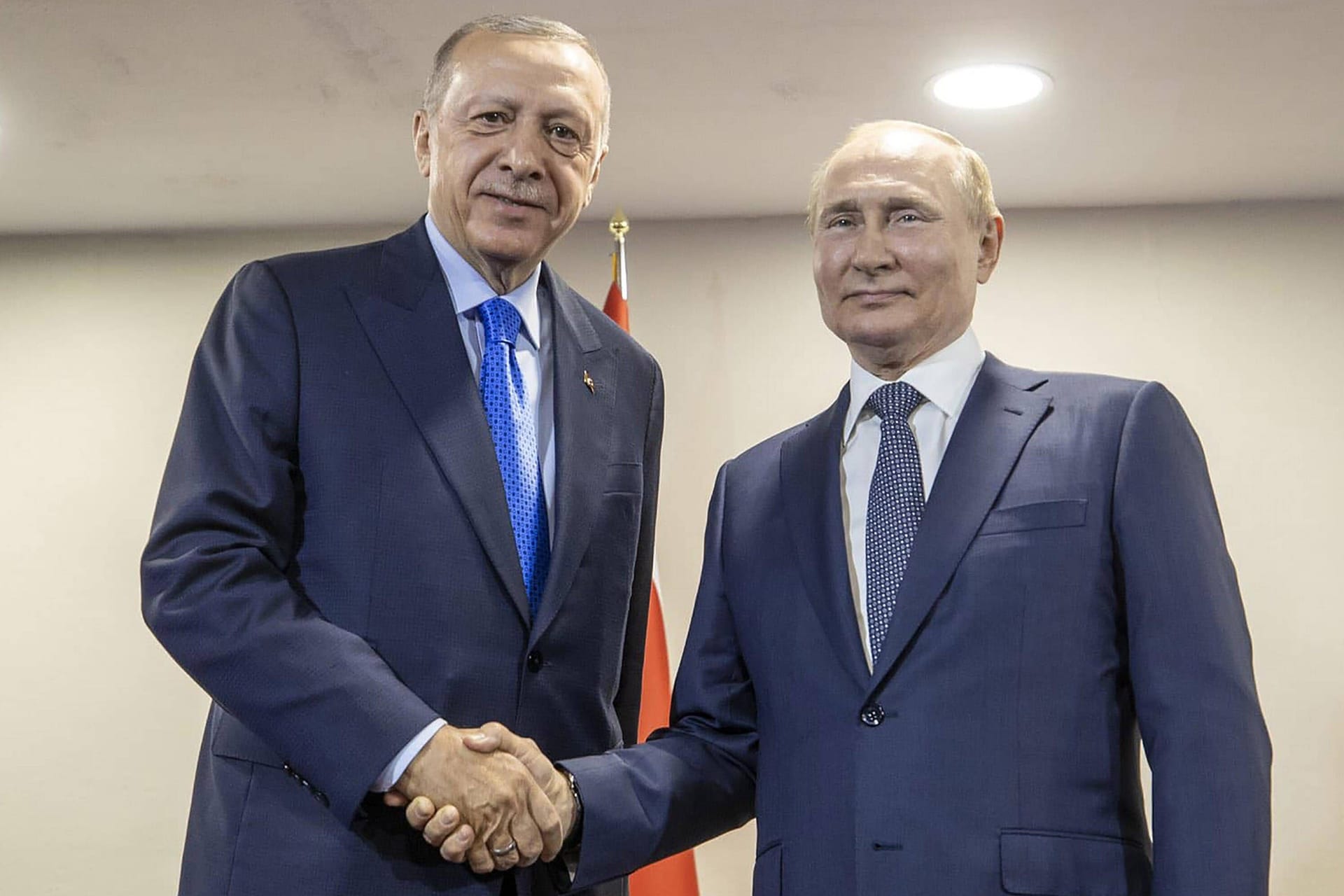 Erdogan (l.) und Putin: Bei einem Treffen im Iran im Juli 2022 sollte es um den Krieg in Syrien gehen.