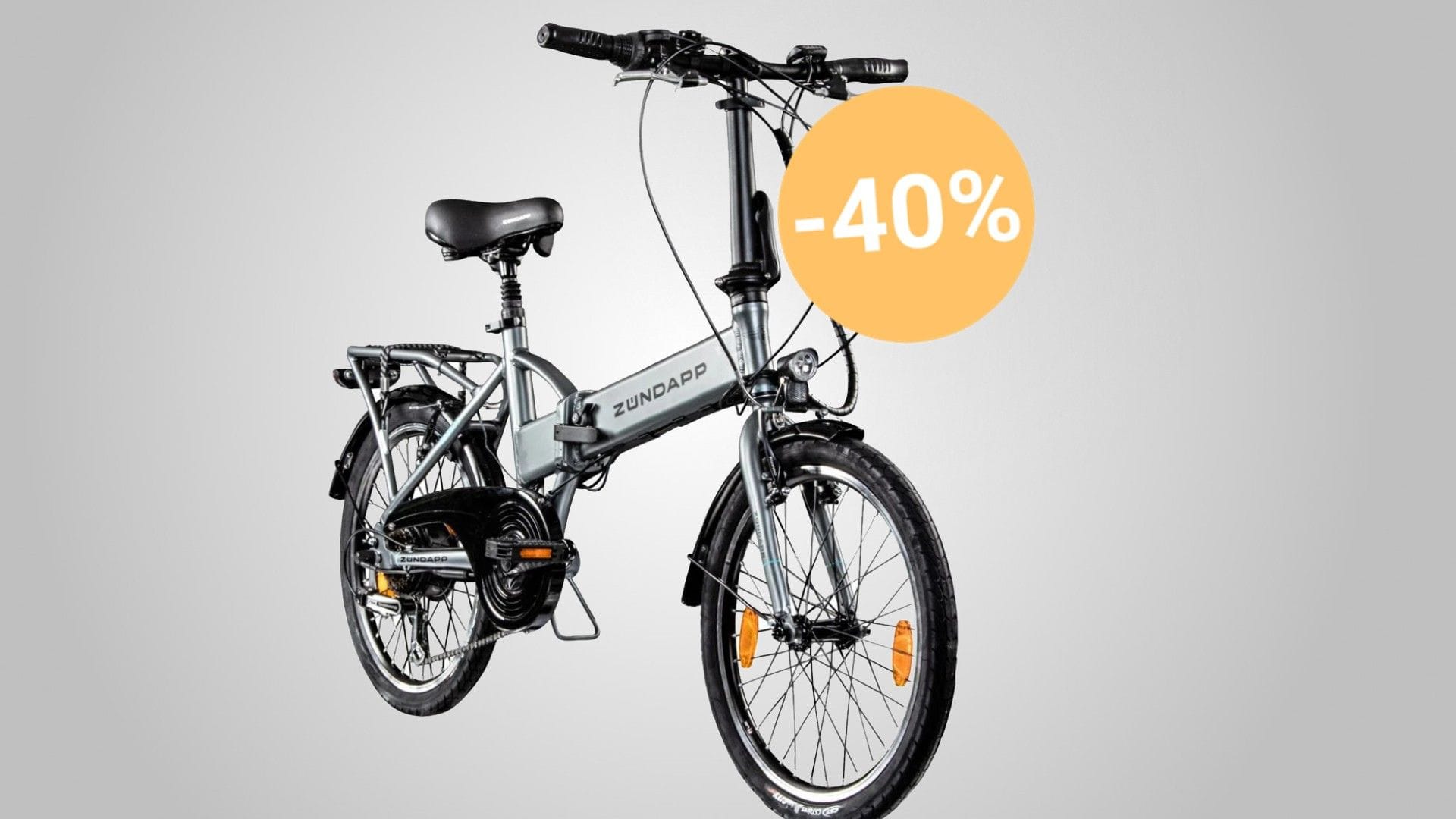 Das E-Klapprad der Marke Zündapp ist heute im Lidl-Onlineshop im Angebot.