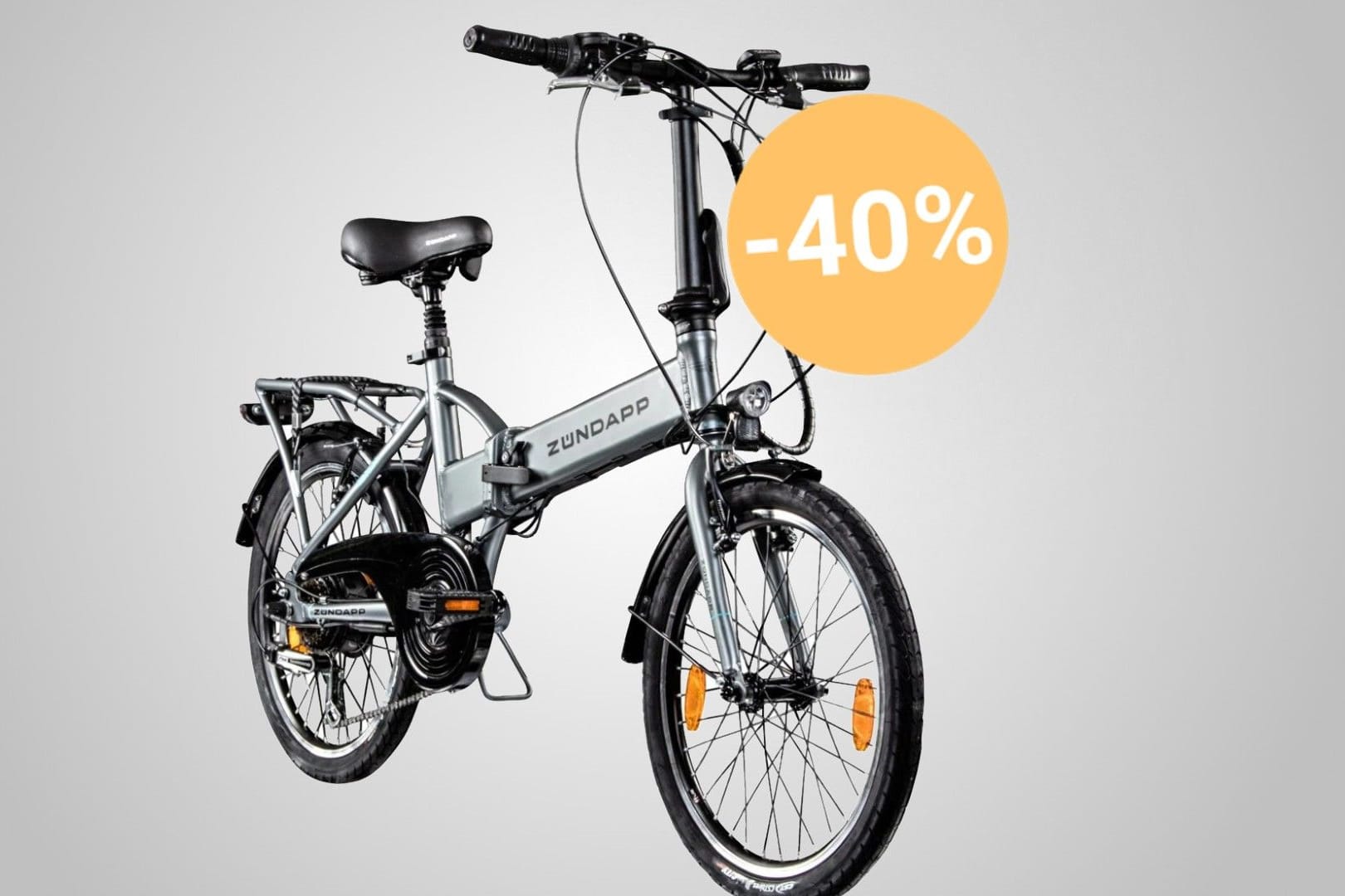 Das E-Klapprad der Marke Zündapp ist heute im Lidl-Onlineshop im Angebot.