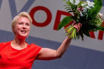 Manuela Schwesig: Gegenkandidaten gab es für die SPD-Landesspitze nicht.