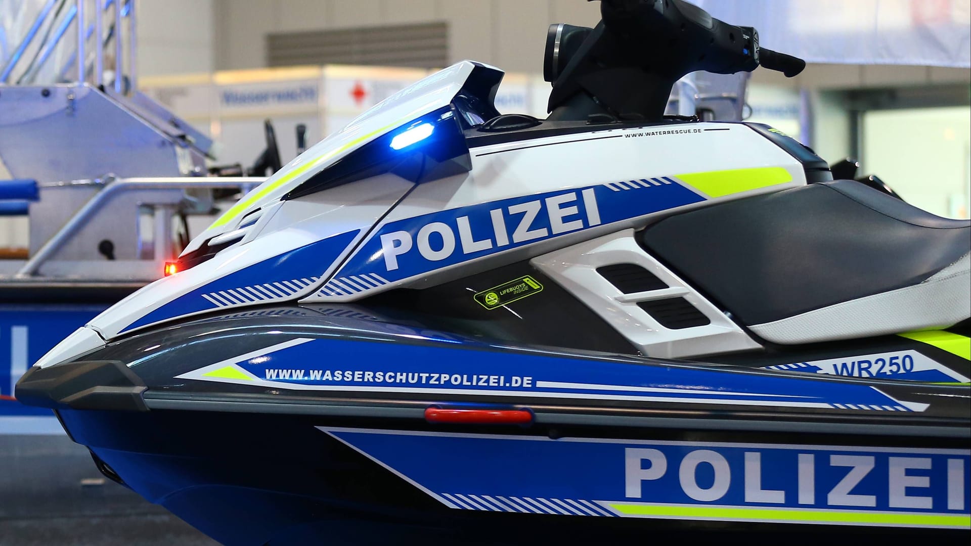 Jetski der Wasserschutzpolizei (Archivbild): Mit zwei solcher Fahrzeuge soll die Berliner Polizei ab voraussichtlich 2023 ausgestattet werden.