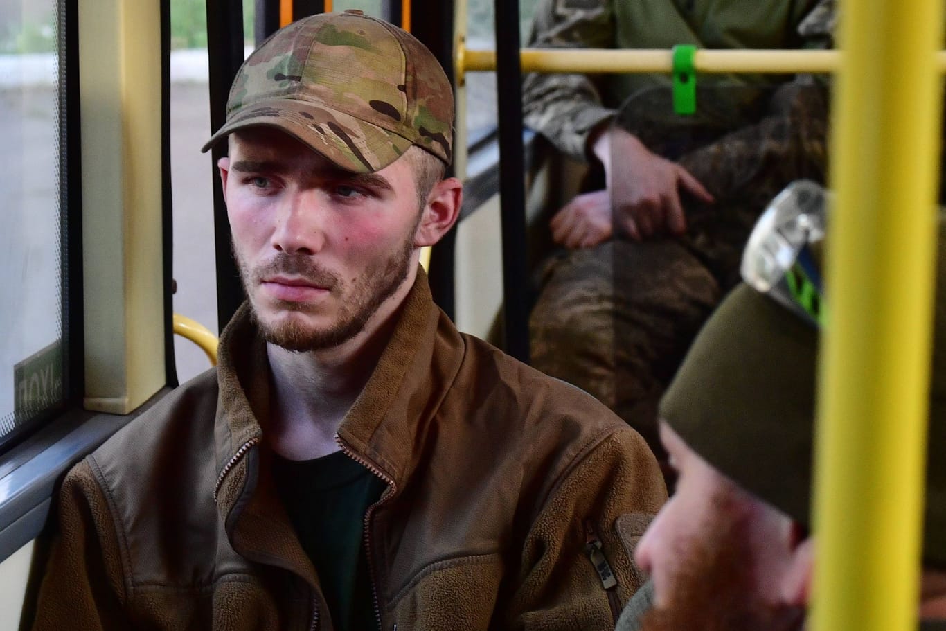 Ukrainischer Soldat aus Mariupol in russischer Gewalt.