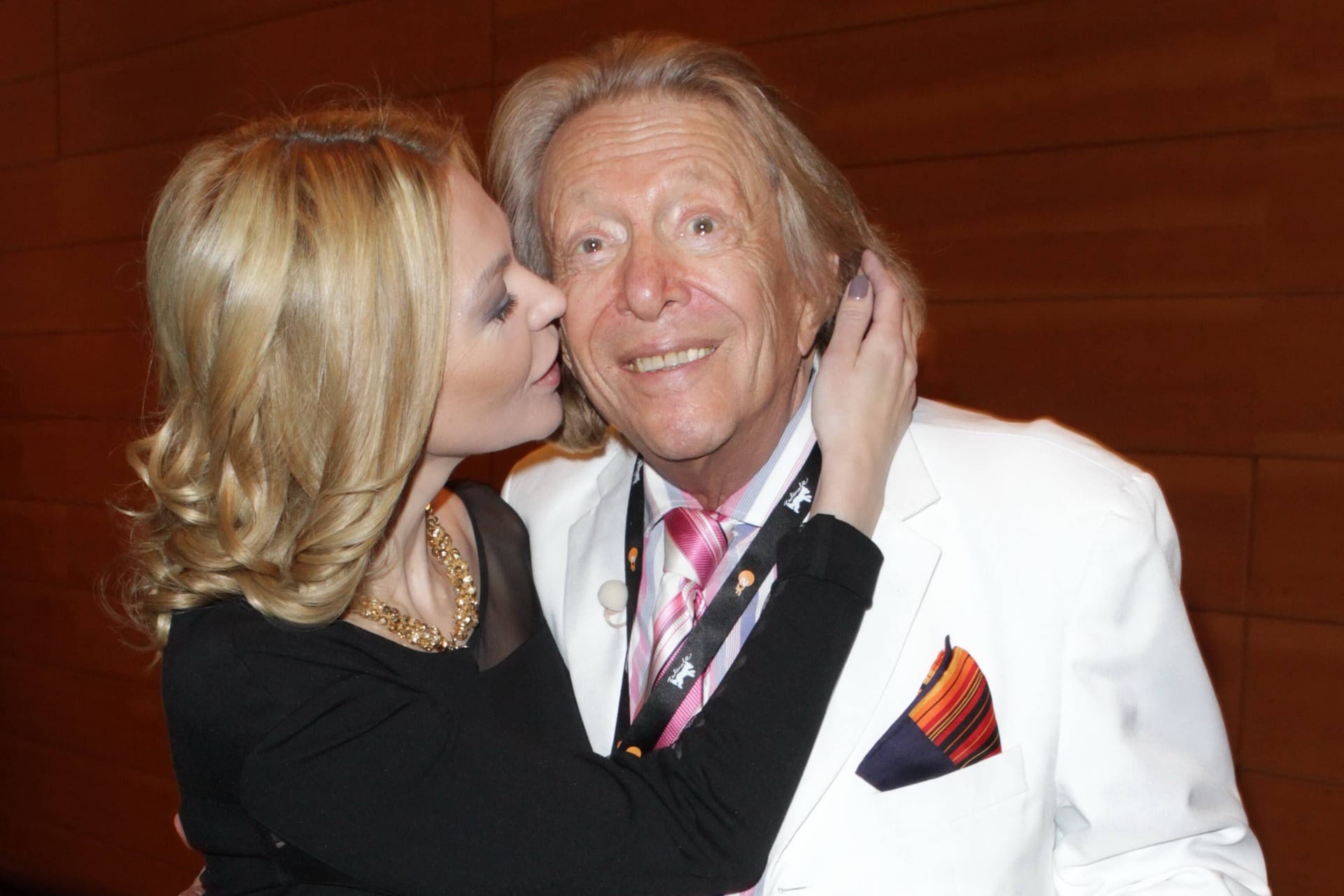 Rolf Eden & Brigitte attending the Premiere of the film The Big Eden during 61st International Film