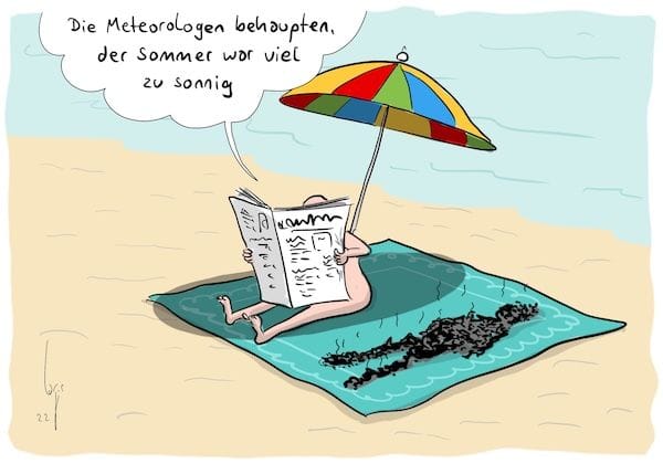 Hitzewelle in den Urlaubsländern.