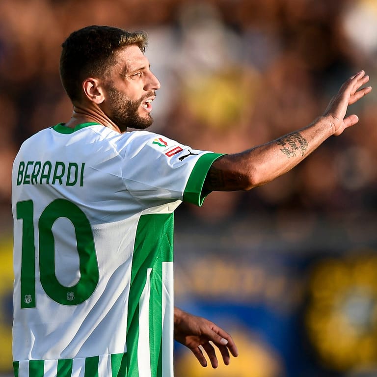Domenico Berardi im Spiel gegen Modena: Der italienische Nationalspieler legte sich mit einem Fan an.