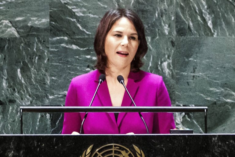 "Ich bin hier, um die regelbasierte internationale Ordnung zu verteidigen": Annalena Baerbock vor den Vereinten Nationen