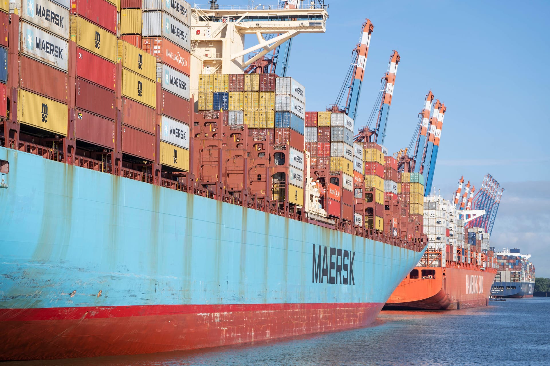 Stillstand am Hamburger Hafen (Archivbild): Beim Streik der Hafenarbeiter ging hier nichts mehr.