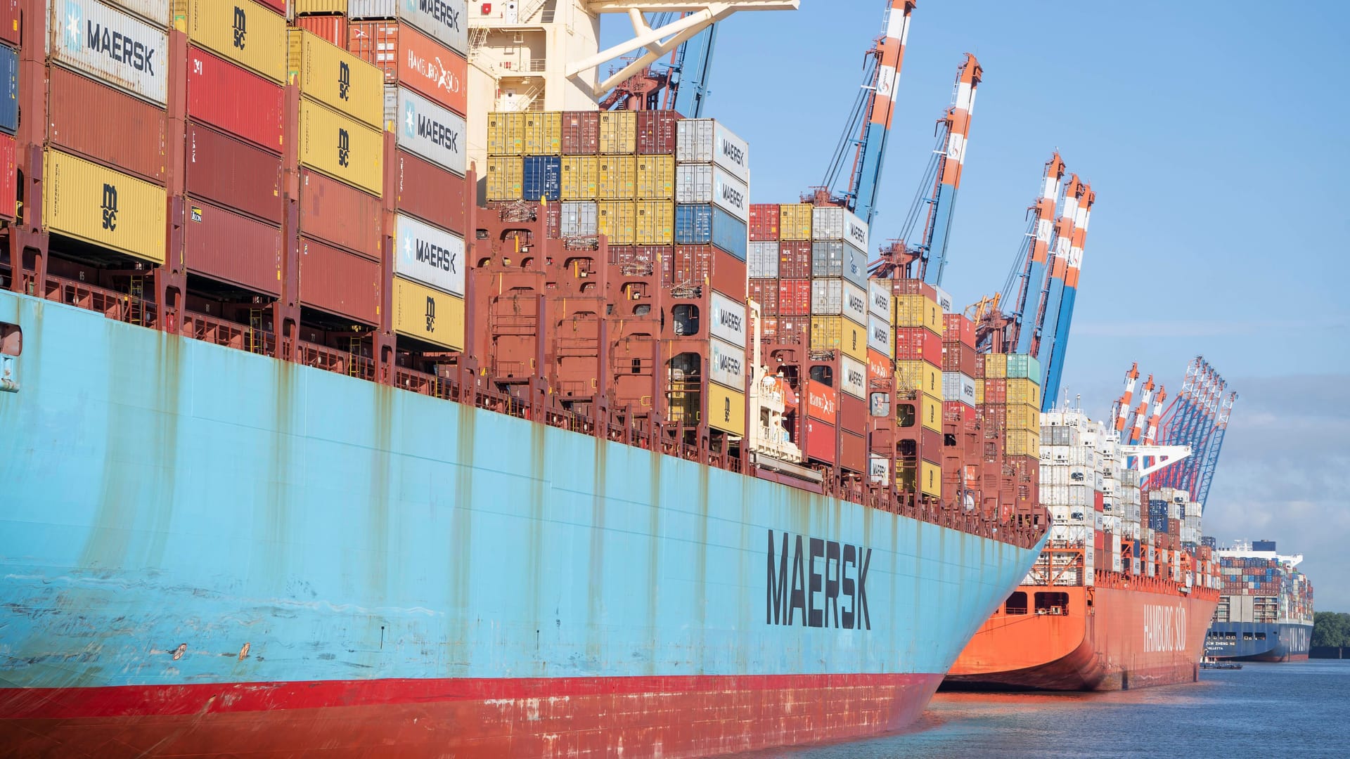 Stillstand am Hamburger Hafen (Archivbild): Beim Streik der Hafenarbeiter ging hier nichts mehr.