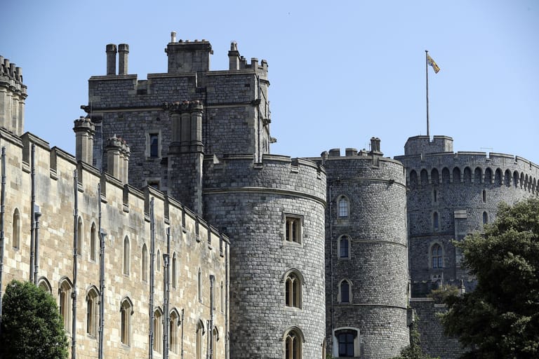 Schloss Windsor ist die Hauptresidenz von Queen Elizabeth II..