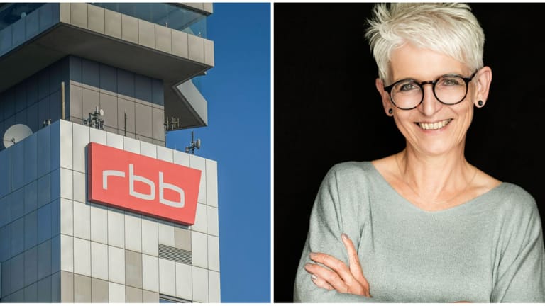 RBB-Gebäude, Redaktionsausschussprecherin Martina Schrey: Die Belegschaft fordert Klarheit.