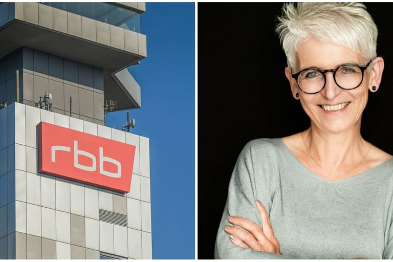 RBB-Gebäude, Redaktionsausschussprecherin Martina Schrey: Die Belegschaft fordert Klarheit.