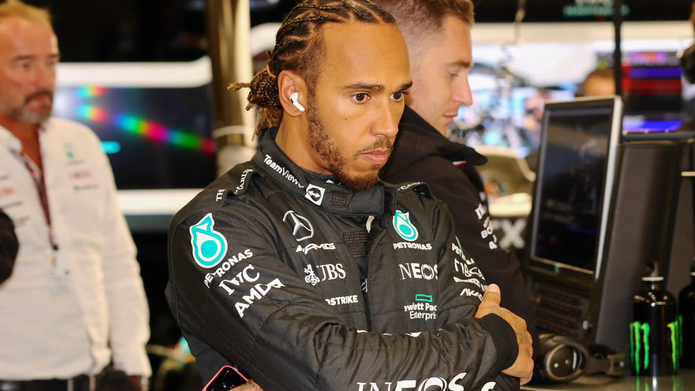 Enttäuscht: Lewis Hamilton nach dem Qualifying in Spa.
