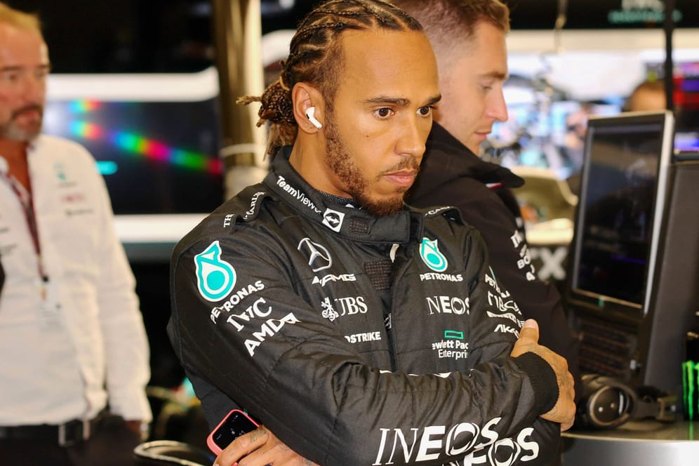 Enttäuscht: Lewis Hamilton nach dem Qualifying in Spa.