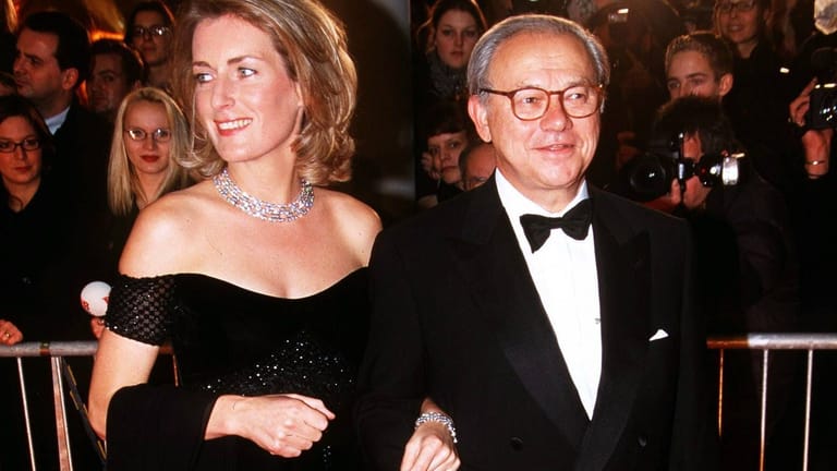 Maria Furtwängler und Hubert Burda bei der Bambi-Verleihung 2000.