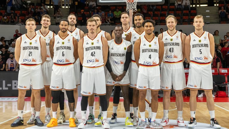 Die deutsche Nationalmannschaft im Basketball.