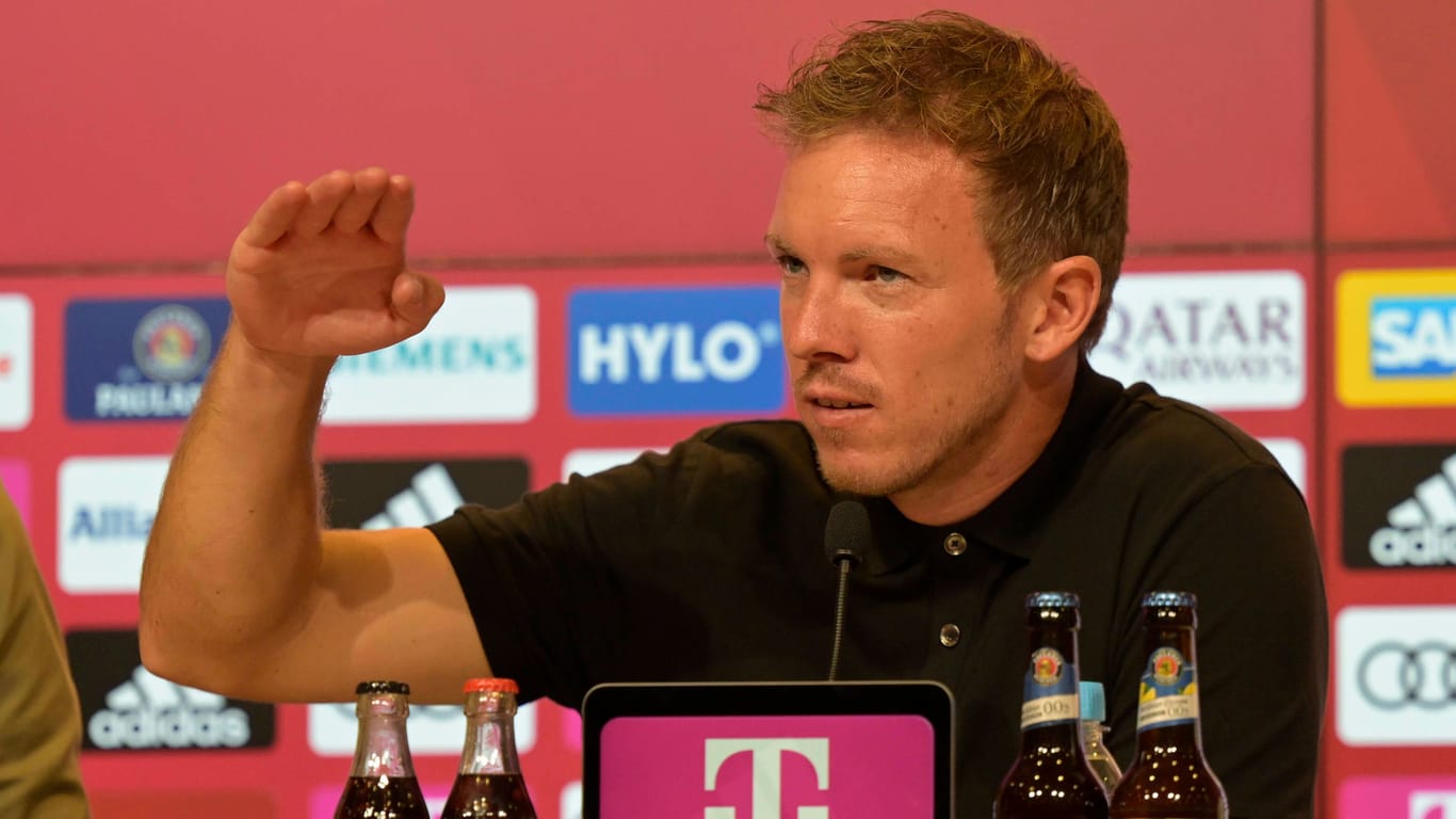 Julian Nagelsmann: Der Trainer des FC Bayern plant, im Pokal viel zu rotieren.