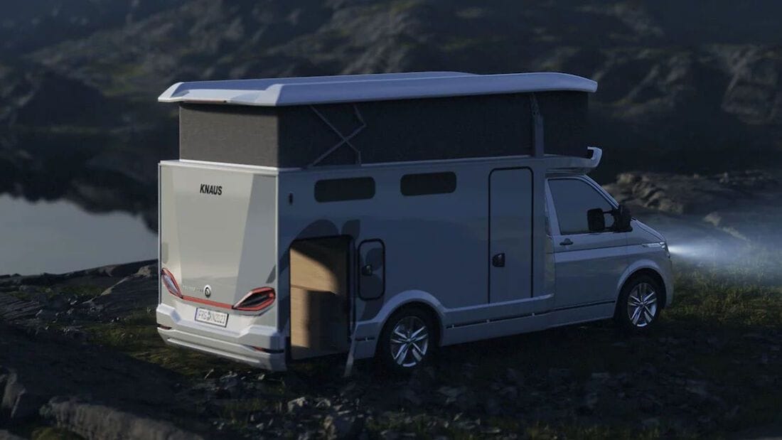 Wohnmobil mit Obergeschoss: der Knaus Tourer CUV.