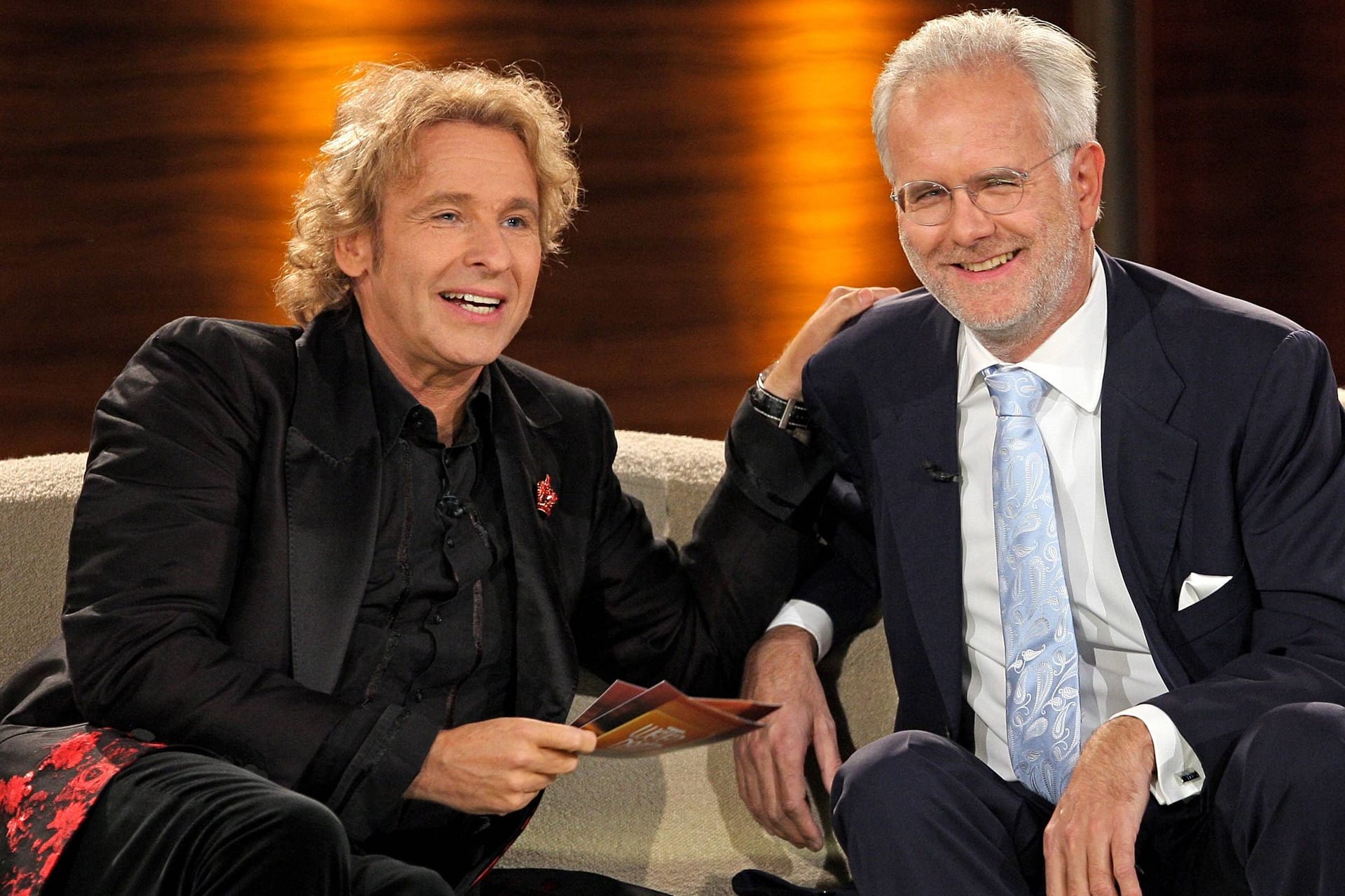 Thomas Gottschalk und Harald Schmidt: Die (Ex)-Fernsehmoderatoren haben der Öffentlichkeit erklärt, wie wenig Rente sie erhalten.