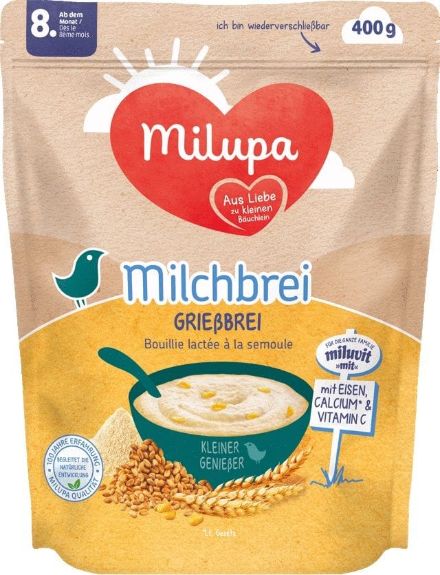 Rückruf: Milupa ruft aus Vorsorgegründen in Deutschland den "Milupa Milchbrei Grießbrei mit Cornflakes" zurück.
