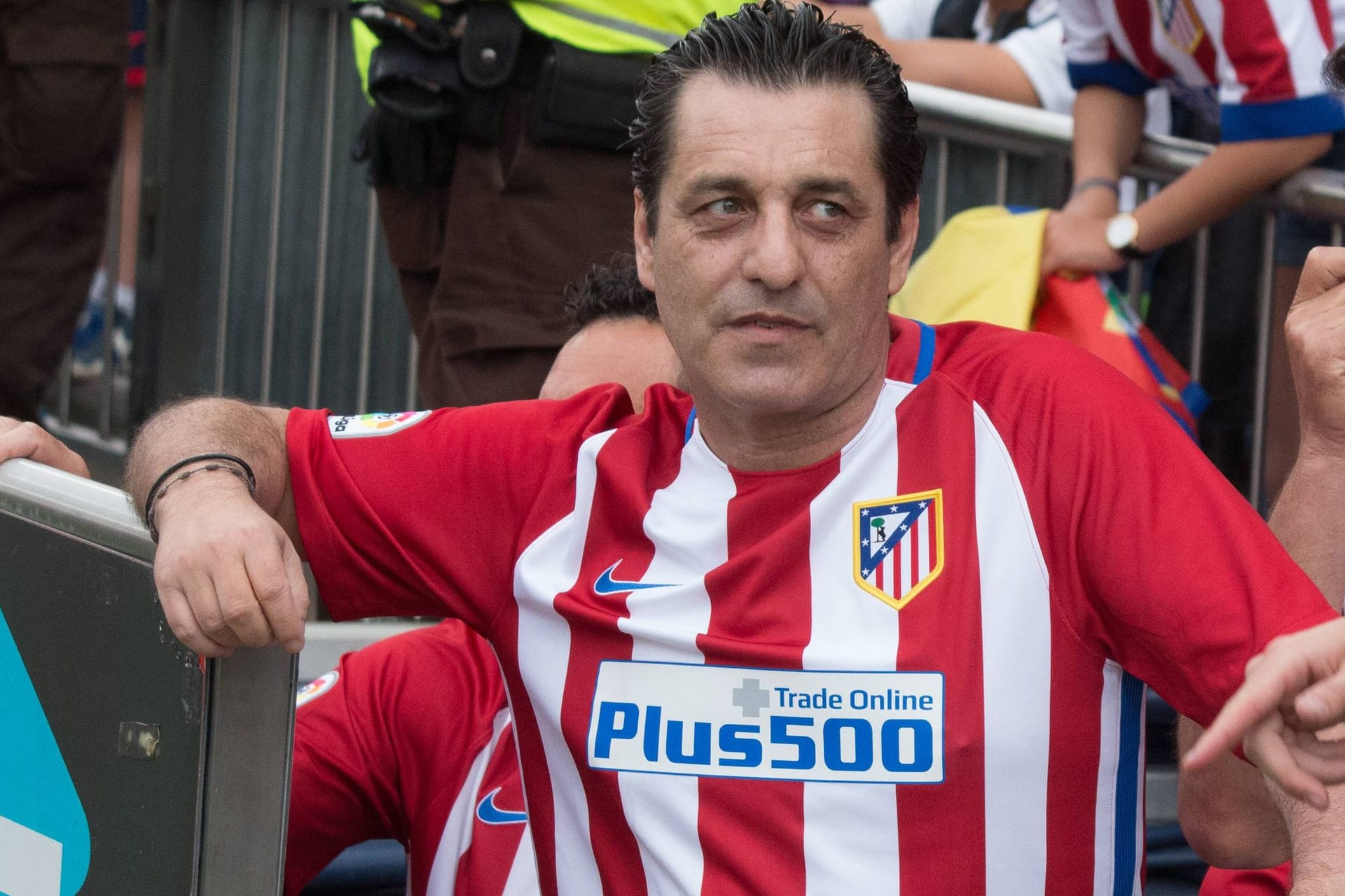 Paulo Futre, hier bei einem Termin für Atlético Madrid im Jahr 2018: Der 56-Jährige ging mit einem Erfolg in die Geschichte ein.