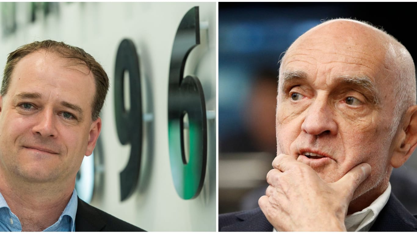 Sebastian Kramer, Präsident des Hannover 96-Stammvereins und Martin Kind, Chef der Kapitalseite: Beim Zweitligisten sind die Spannungen eskaliert.
