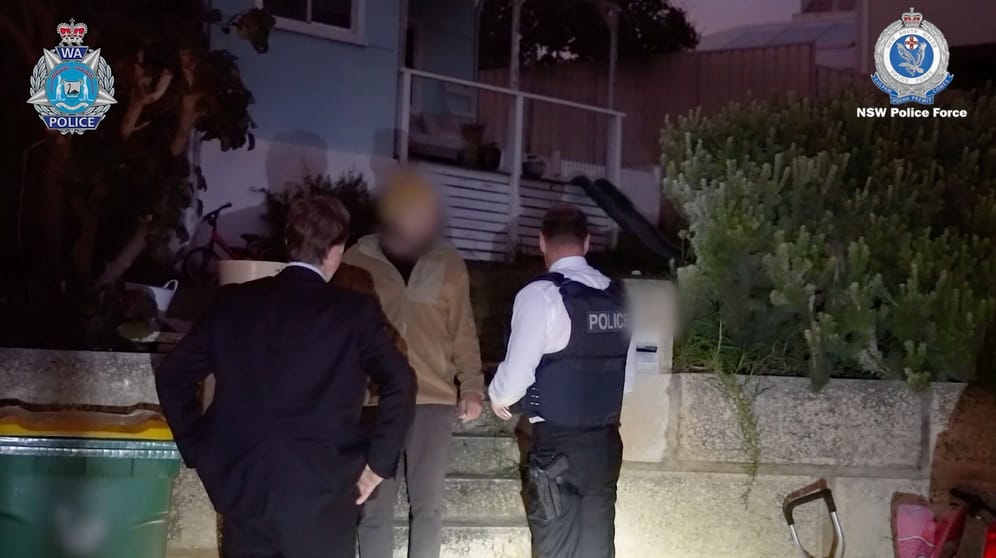 Festnahme des Ex-Freundes in der vergangenen Woche: Die Ermittlungen gegen den Mann aus Perth laufen weiter.