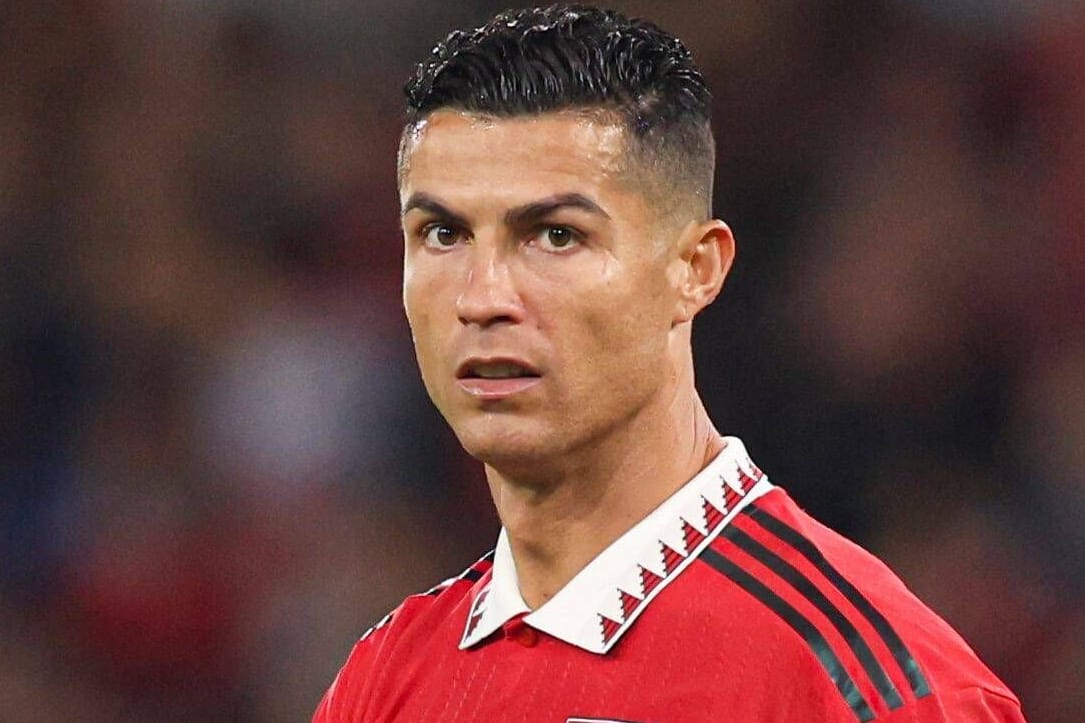 Nicht in bester Laune: Cristiano Ronaldo am Rande der Partie von Manchester United gegen den FC Liverpool.