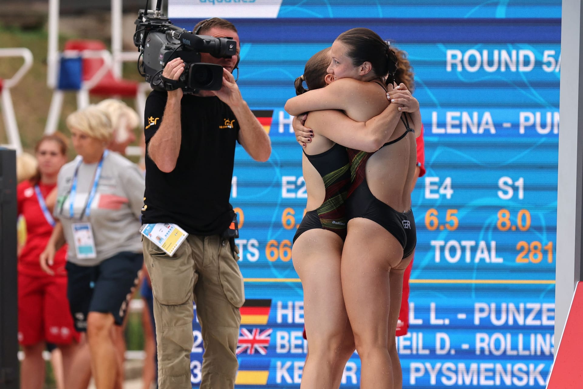 Lena Hentschel und Tina Punzel: Die beiden Deutschen haben Gold gewonnen.