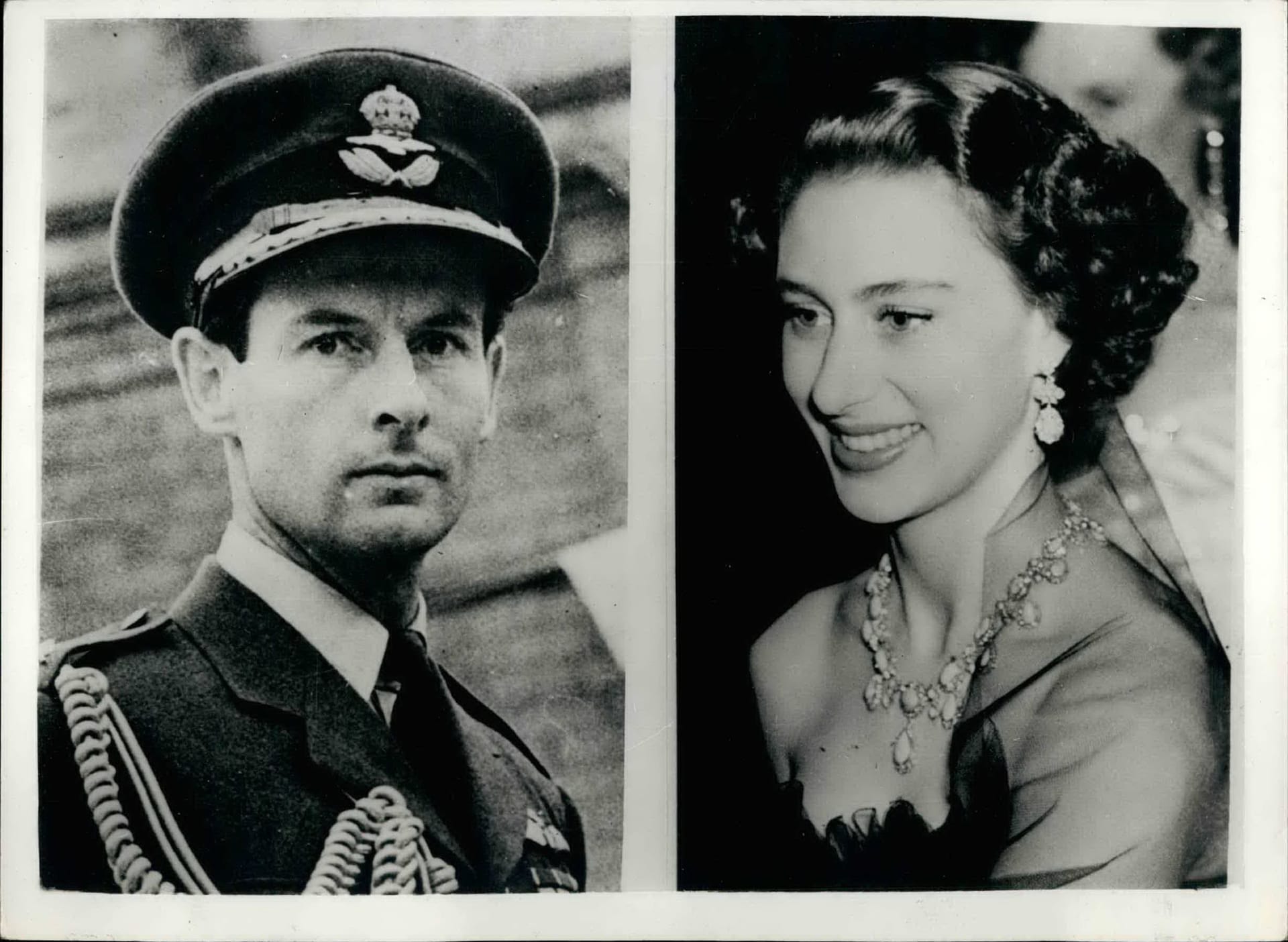 Peter Townsend und Prinzessin Margaret: Die beiden führten einige Jahre lang eine Beziehung.