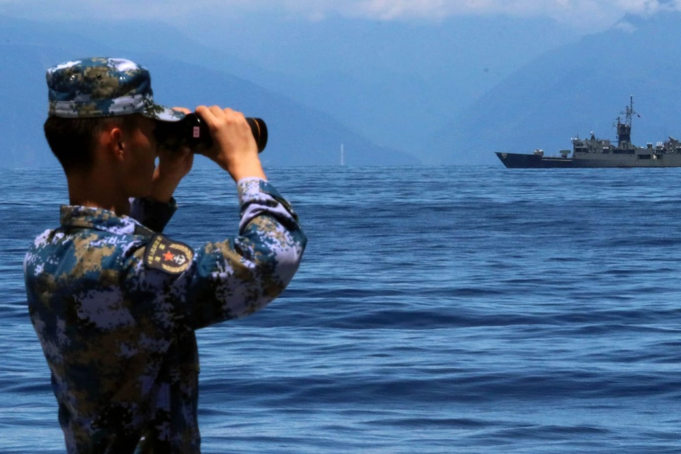 Ein Beobachtungsposten der chinesischen Armee: Die Spannungen rund um Taiwan nehmen zu.