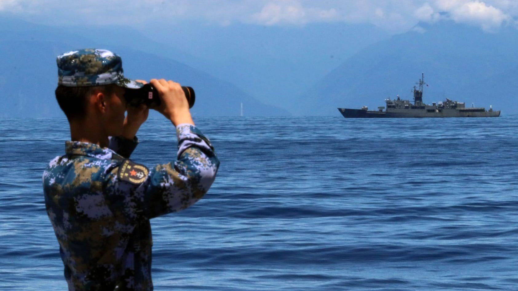 Ein Beobachtungsposten der chinesischen Armee: Die Spannungen rund um Taiwan nehmen zu.