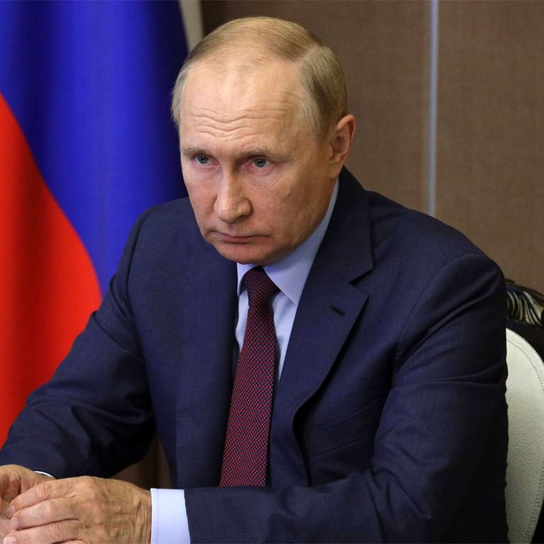 Wladimir Putin in Sochi: Ihm wirft der ukrainische Präsident Wolodymyr Selenskyj Erpressung vor.