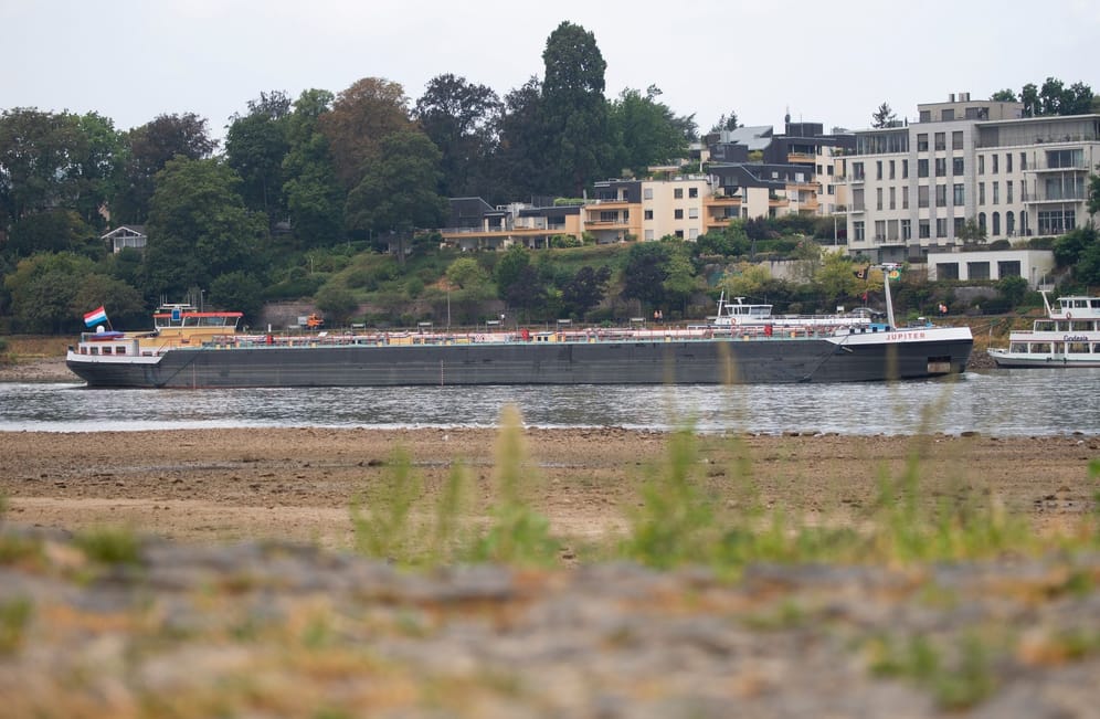 Entwicklung der Pegelstände am Rhein