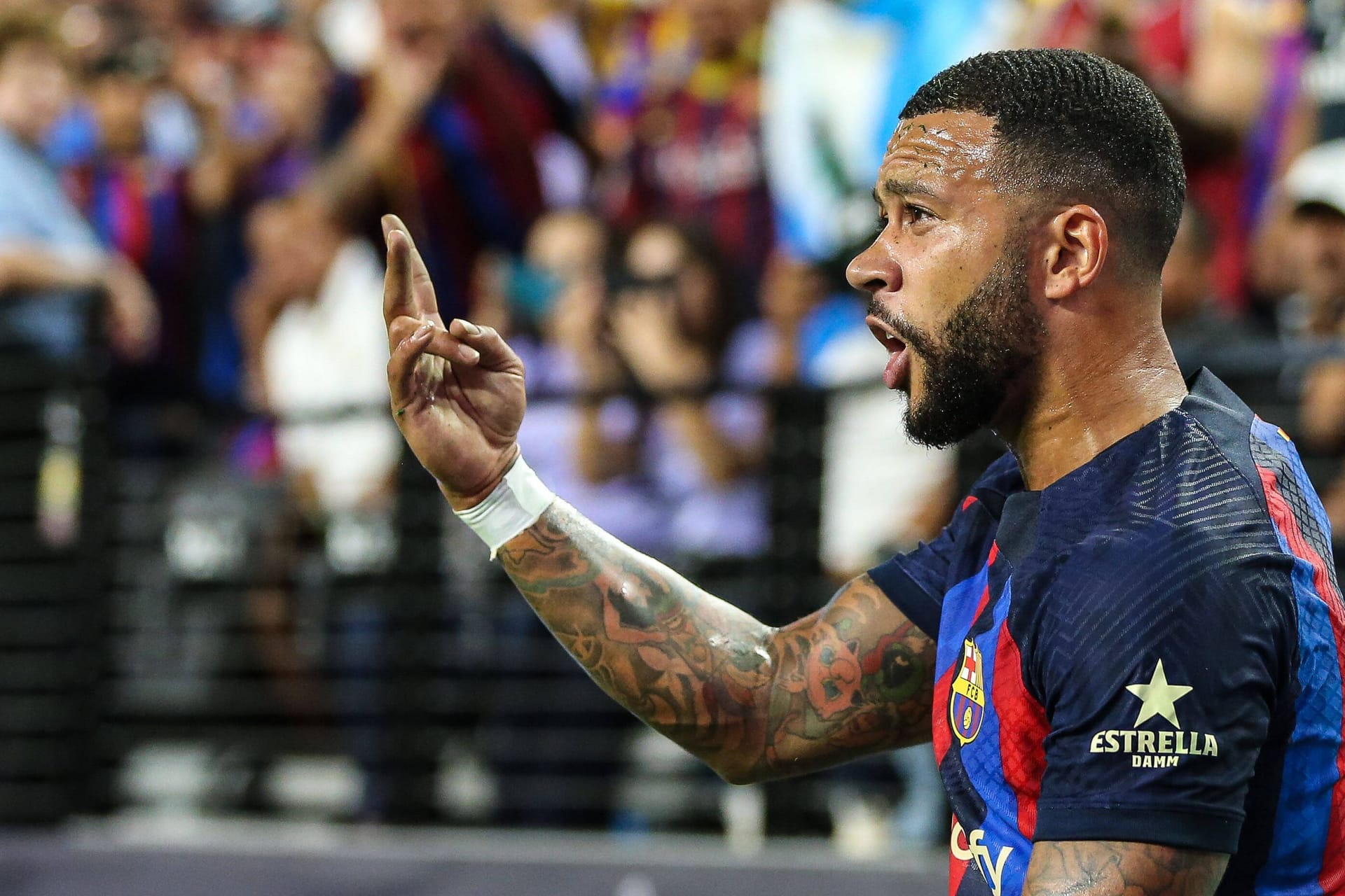 Memphis Depay: Der Niederländer könnte zu Borussia Dortmund wechseln.