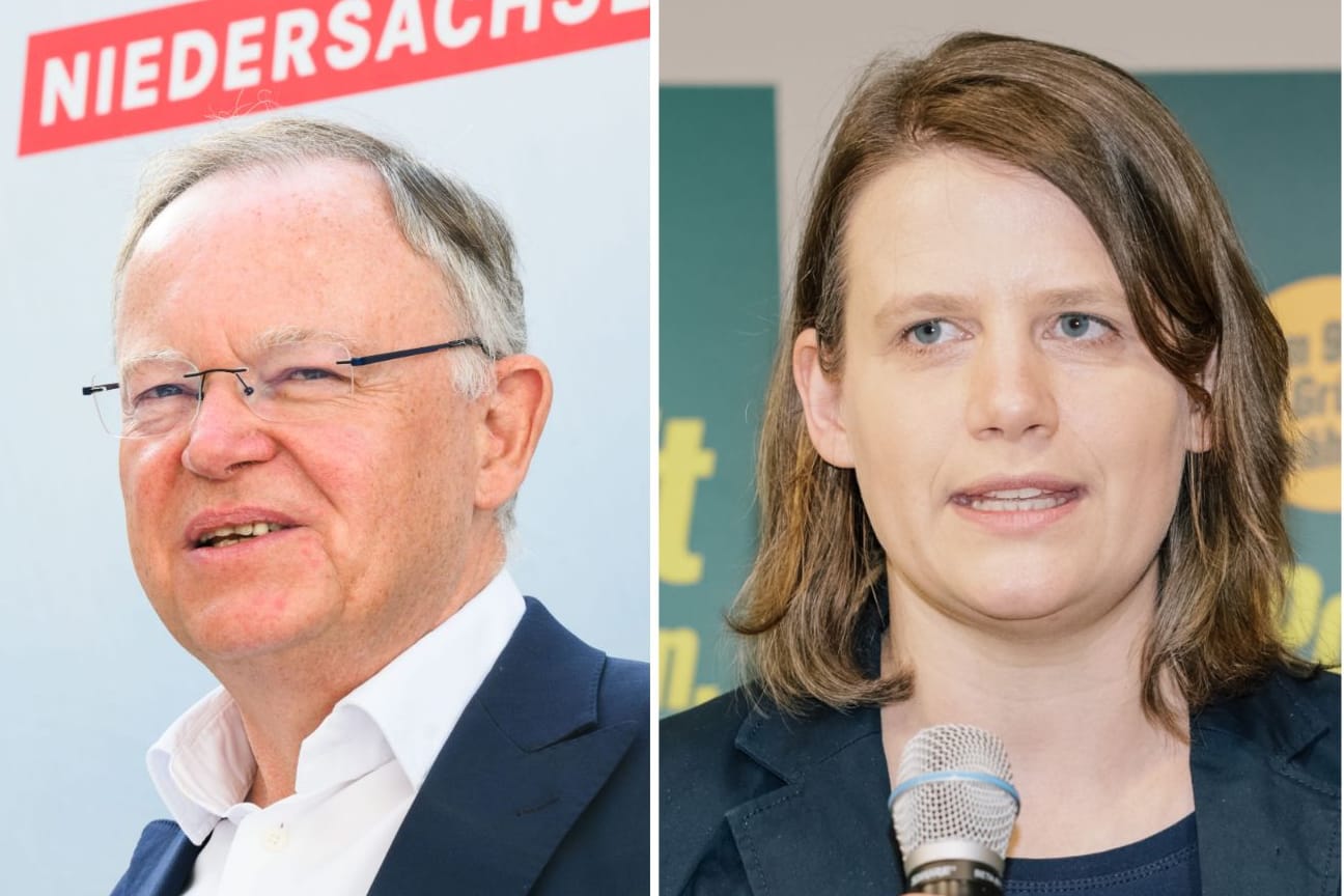 Ministerpräsident Stephan Weil (SPD), Julia Willie Hamburg (Grüne) und Bernd Althusmann (CDU): Die Spitzenkandidaten der drei größten Fraktionen in Niedersachsens Landtag.