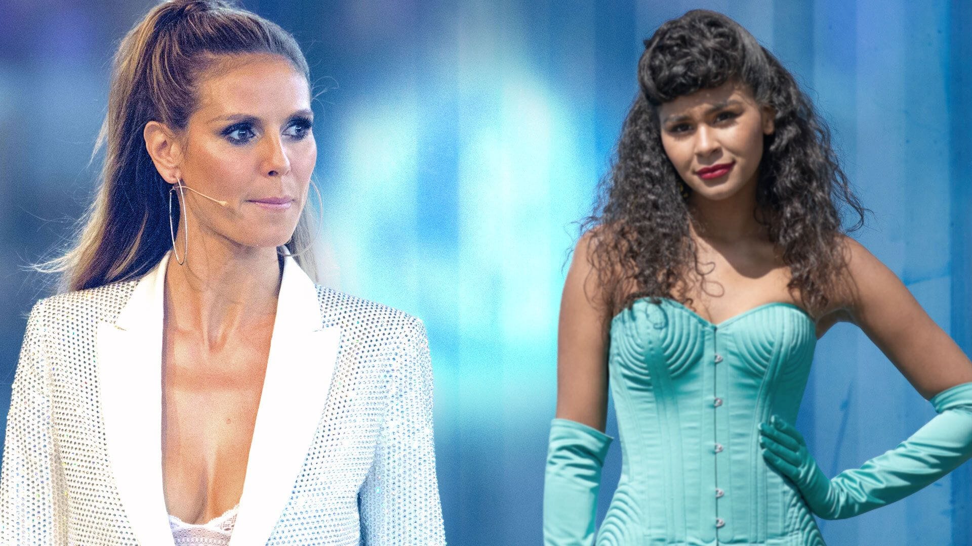 Heidi Klum und Lijana Kaggwa: Die GNTM-Chefjurorin bewertete das Modelpotenzial ihres früheren Schützlings.