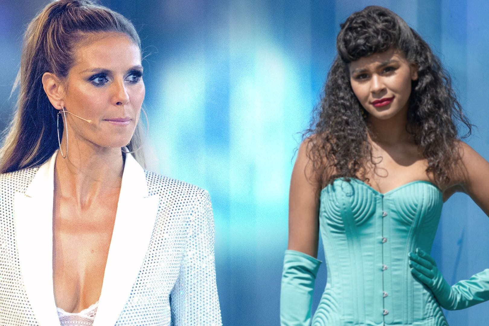 Heidi Klum und Lijana Kaggwa: Die GNTM-Chefjurorin bewertete das Modelpotenzial ihres früheren Schützlings.