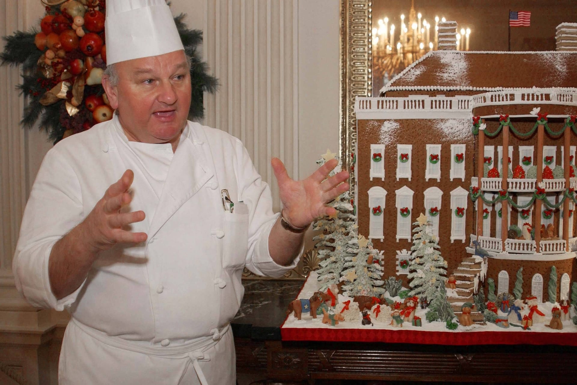 Roland Mesnier (Archivbild): Der Chef-Pâtissier des Weißen Hauses ist tot.