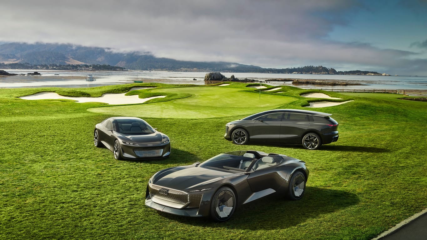 In Pebble Beach erstmals gemeinsam zu sehen: Die Sphere-Modelle von Audi.