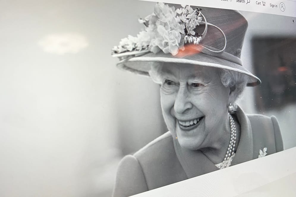 Queen Elizabeth II.: Microsoft zeigt auf seinem britischen Internetauftritt ein Foto der verstorbenen Königin.