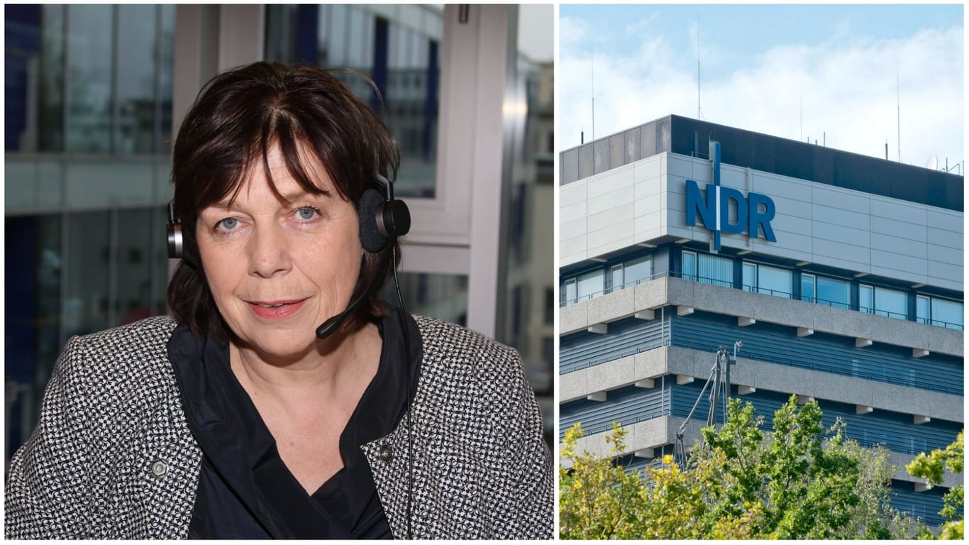Sabine Rossbach/NDR-Gebäude (Collage): Mitarbeiter hatten ihr Anfang September das Misstrauen ausgesprochen.