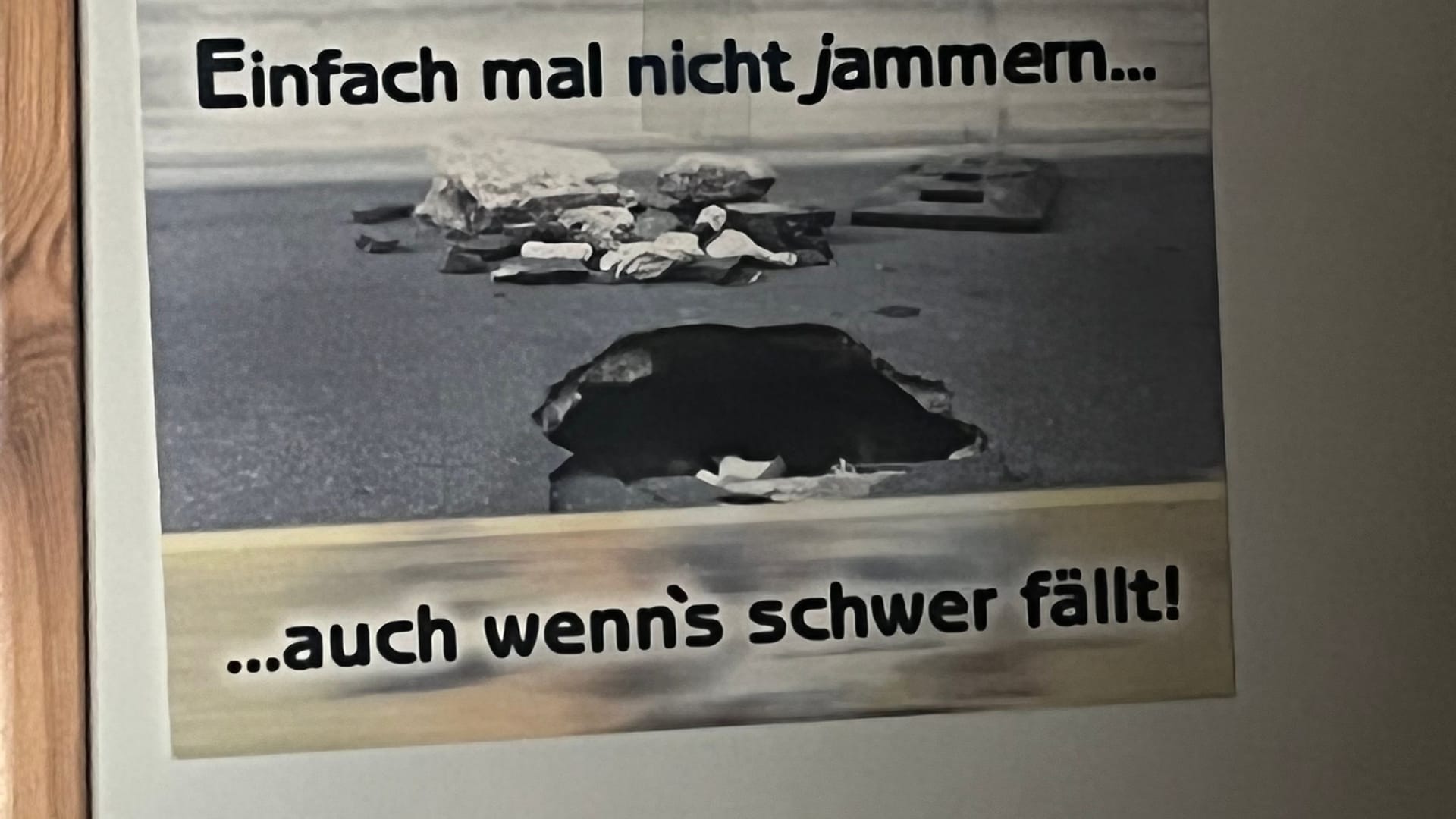 Lebensmotto an der Kühlschranktür: Das Laufen hat Sigrid Eichner aus dem Wendeloch gerettet.