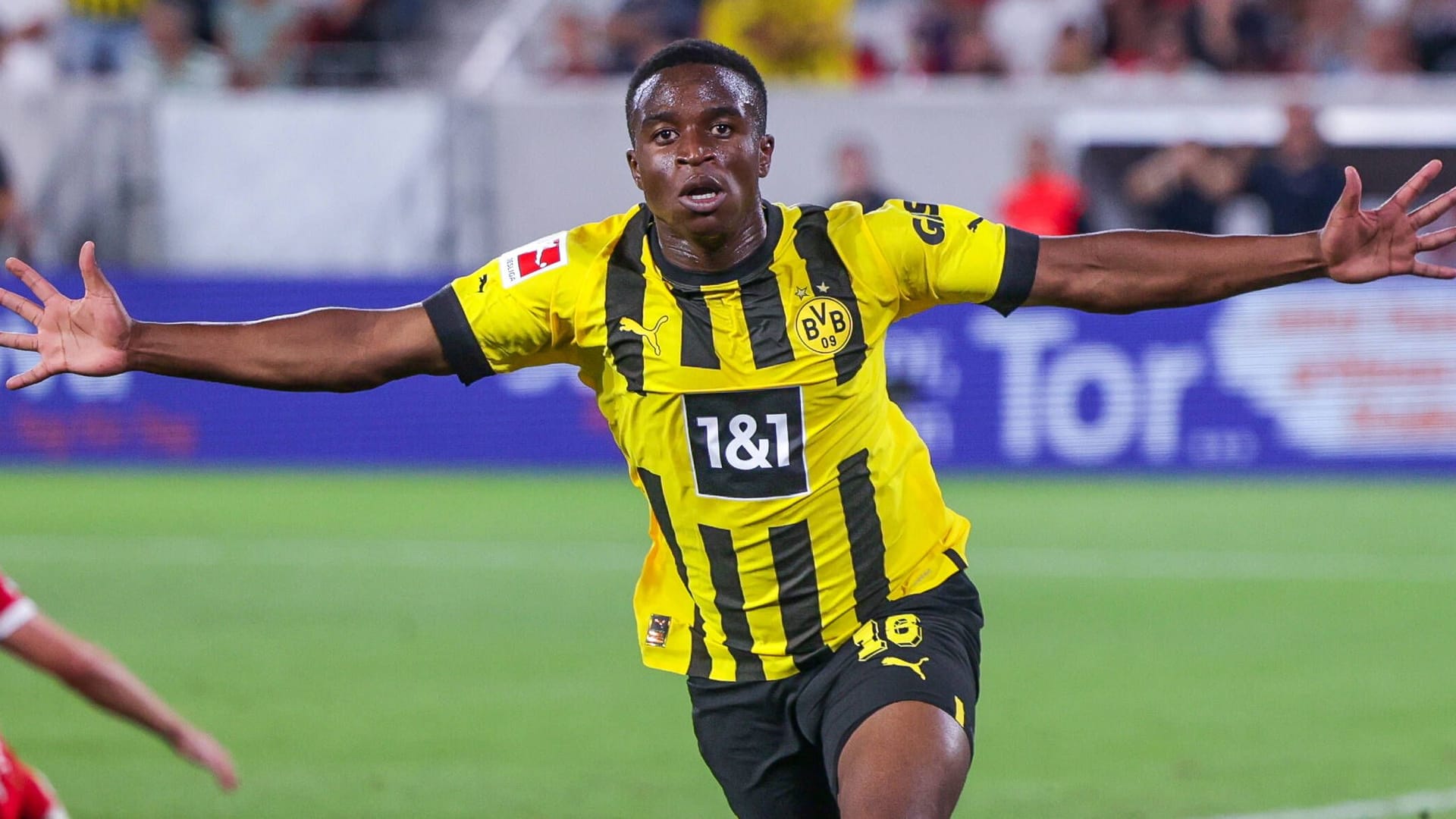 Youssoufa Moukoko: Der BVB-Stürmer hat nur noch einen Vertrag bis 2023. Youssoufa Moukoko: Der BVB-Stürmer hat nur noch einen Vertrag bis 2023.