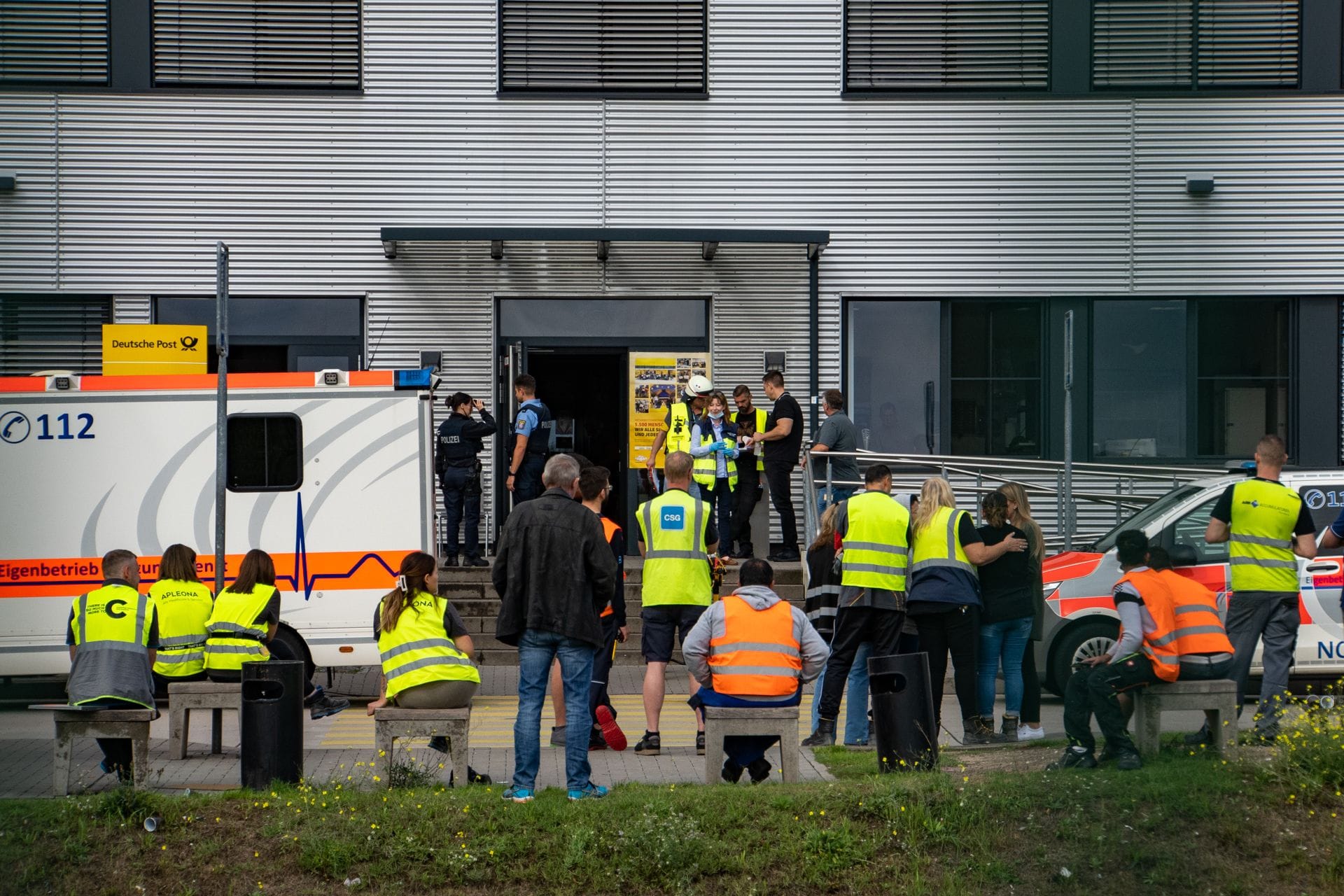 DHL Verteilerzentrum in Obertshausen: Die Polizei hat hierzu die Ermittlungen aufgenommen.