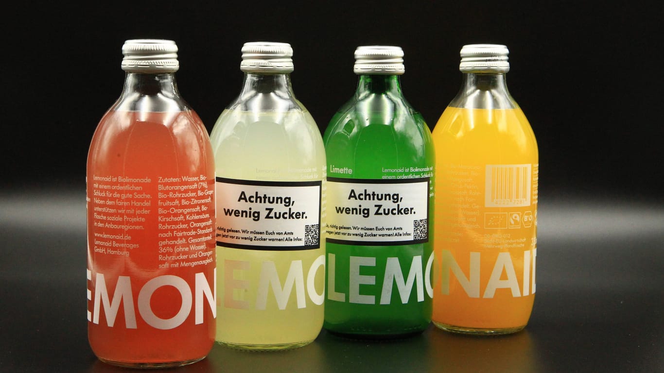 Limonaden-Flaschen der Marke Lemonaid (Archivbild): Das Unternehmen hat eine Petition gestartet.