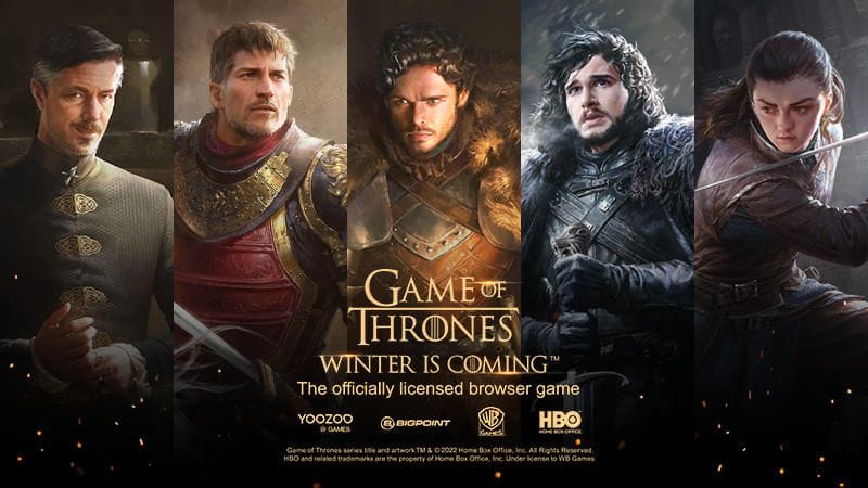 Game of Thrones: 5 Characters (Quelle: Bigpoint GmbH)