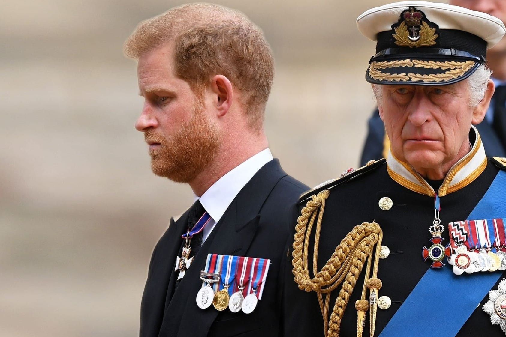 Prinz Harry und König Charles III. sahen sich nur kurz.